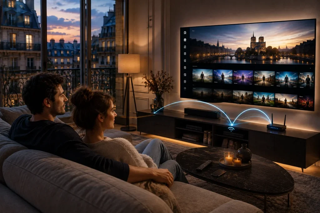 Technologie IPTV Premium sur Smart TV en France