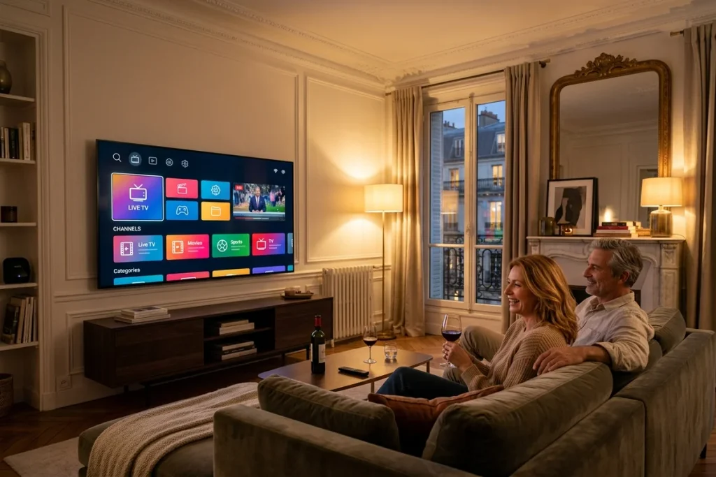 Streaming IPTV France Premium stable sur Smart TV